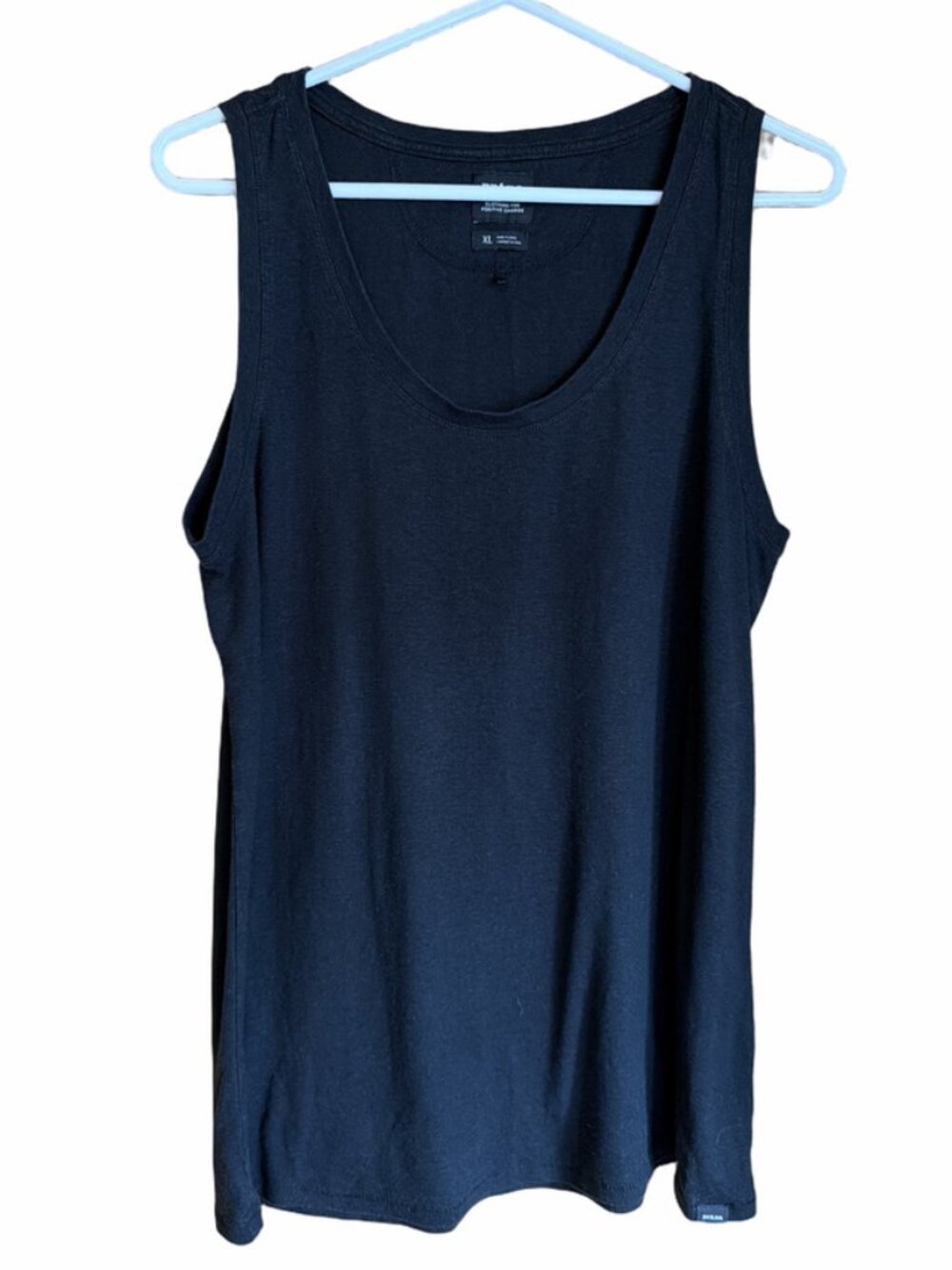 prAna scoop neck tank top black size XL